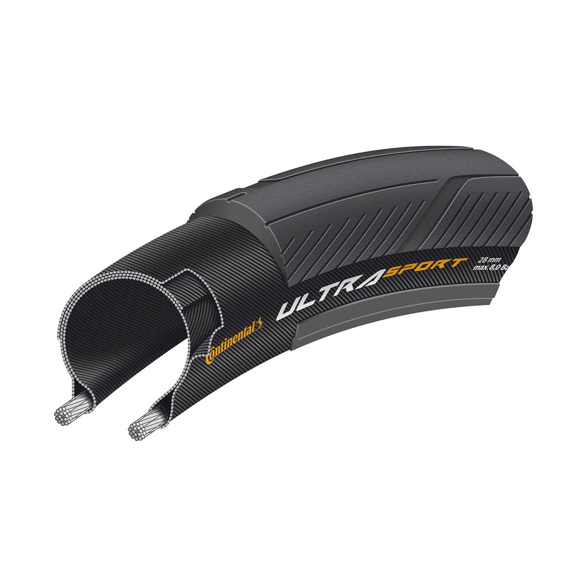COPERTURA CONTINENTAL ULTRA SPORT 3 700x23 NERO