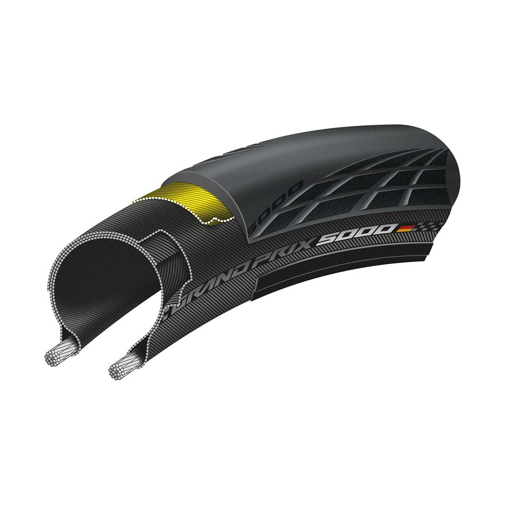COPERTURA CONTINENTALGRAN PRIX 5000 700x25 NERO